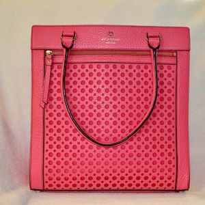 Laser cut Kate Spade Hot Pink Tote